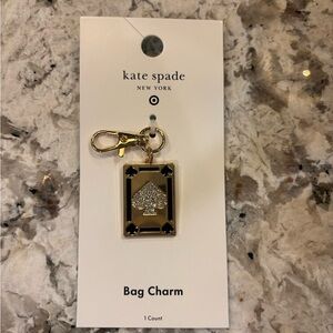 Kate Spade x Target Gold and Black Spade ♠️ Bag Charm